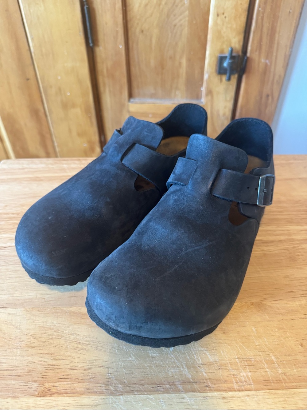 Birkenstock London - oiled leather - black - size 40